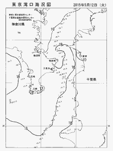 東京湾口海況図(2015/05/12)