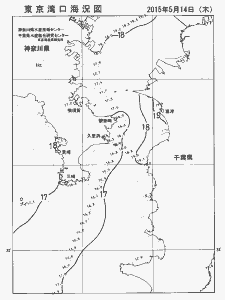 東京湾口海況図(2015/05/14)