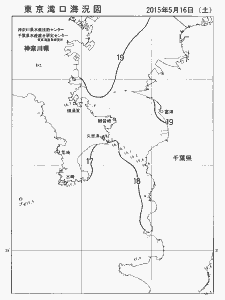 東京湾口海況図(2015/05/16)