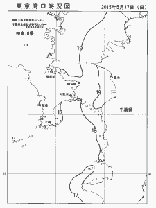 東京湾口海況図(2015/05/17)