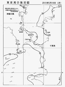 東京湾口海況図(2015/05/18)