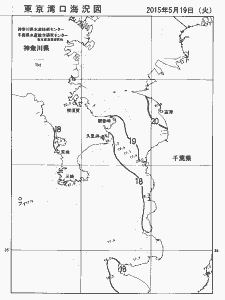 東京湾口海況図(2015/05/19)