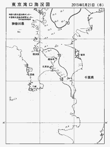 東京湾口海況図(2015/05/21)