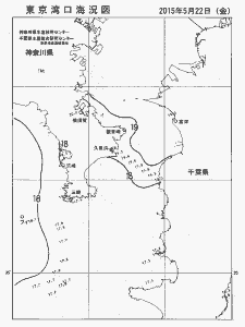 東京湾口海況図(2015/05/22)