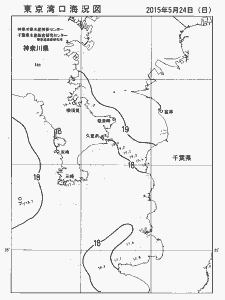 東京湾口海況図(2015/05/24)