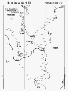 東京湾口海況図(2015/09/08)