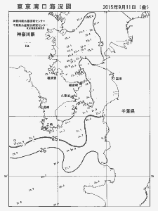 東京湾口海況図(2015/09/11)