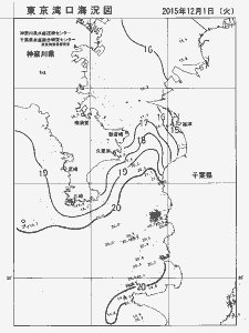 東京湾口海況図(2015/12/01)