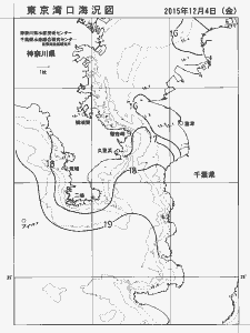 東京湾口海況図(2015/12/04)
