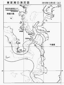 東京湾口海況図(2015/12/05)