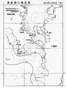 東京湾口海況図(2015/12/06)