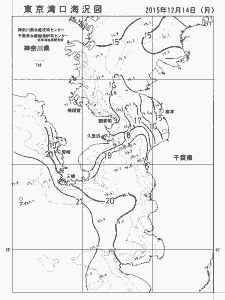 東京湾口海況図(2015/12/14)