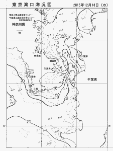 東京湾口海況図(2015/12/16)