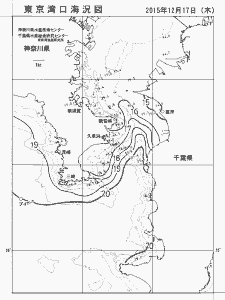 東京湾口海況図(2015/12/17)
