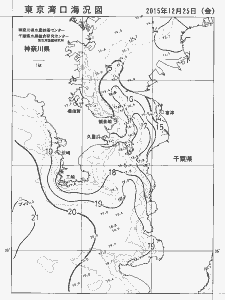 東京湾口海況図(2015/12/25)