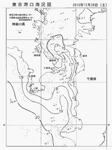 東京湾口海況図(2015/12/26)