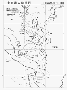 東京湾口海況図(2015/12/27)