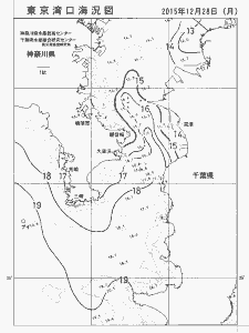 東京湾口海況図(2015/12/28)