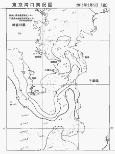 東京湾口海況図(2016/02/05)