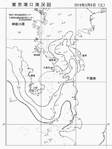東京湾口海況図(2016/02/06)