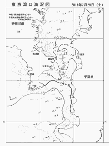 東京湾口海況図(2016/02/20)
