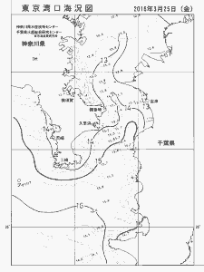 東京湾口海況図(2016/03/25)