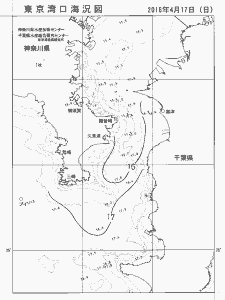 東京湾口海況図(2016/04/17)