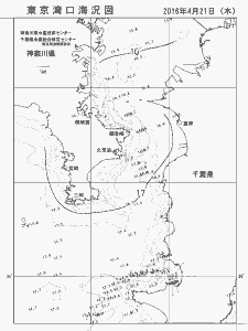 東京湾口海況図(2016/04/21)