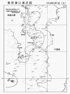 東京湾口海況図(2016/05/07)