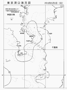 東京湾口海況図(2016/05/08)