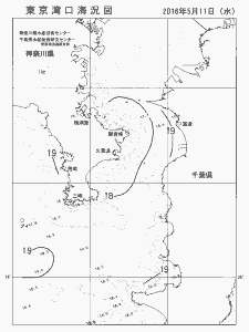 東京湾口海況図(2016/05/11)