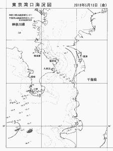 東京湾口海況図(2016/05/13)