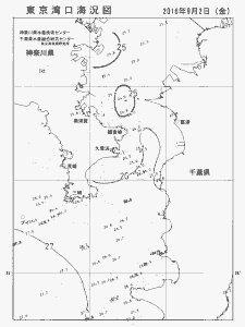 東京湾口海況図(2016/09/02)