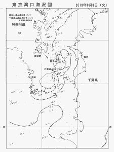 東京湾口海況図(2016/09/06)