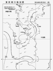 東京湾口海況図(2016/09/26)