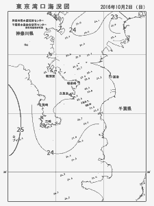 東京湾口海況図(2016/10/02)