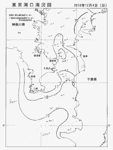 東京湾口海況図(2016/12/04)