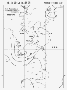 東京湾口海況図(2016/12/09)