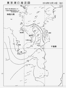 東京湾口海況図(2016/12/14)