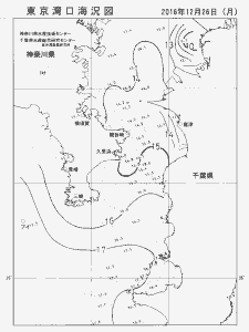 東京湾口海況図(2016/12/26)