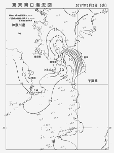東京湾口海況図(2017/02/03)