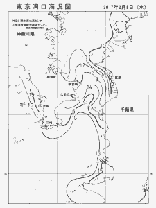 東京湾口海況図(2017/02/08)