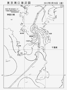 東京湾口海況図(2017/02/10)