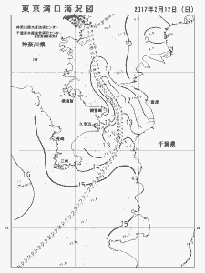 東京湾口海況図(2017/02/12)