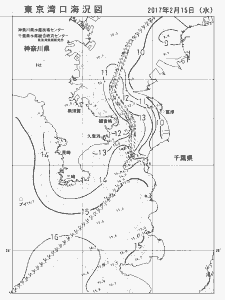東京湾口海況図(2017/02/15)