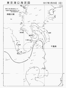 東京湾口海況図(2017/02/26)
