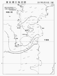 東京湾口海況図(2017/03/10)