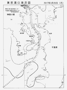 東京湾口海況図(2017/03/20)
