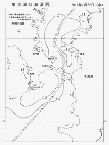 東京湾口海況図(2017/03/22)
