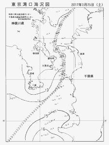 東京湾口海況図(2017/03/25)